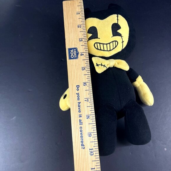 Bendy & The Ink Machine Plush Toy Black & Yellow 10" - Picture 4 of 5